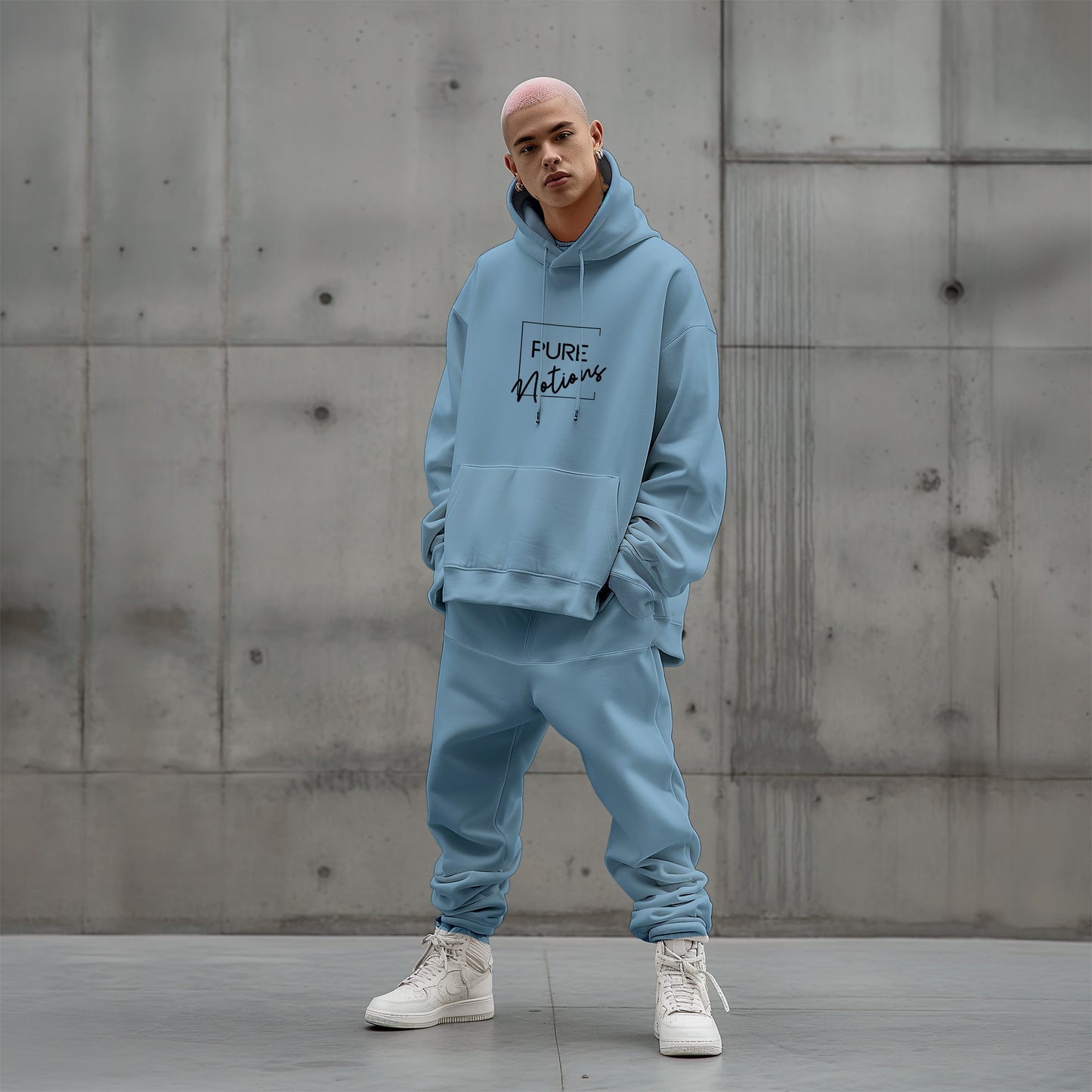 Classic Unisex **Notions Hoodie - Classic Irish Slang with a Modern Twist**  LIGHT BLUE