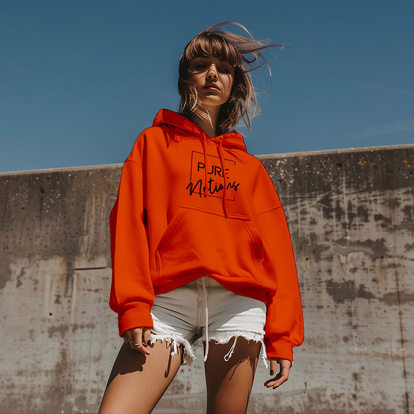 Classic Unisex **Notions Hoodie - Classic Irish Slang with a Modern Twist** ORANGE