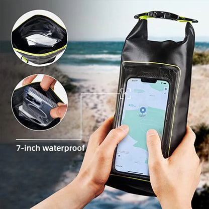 'Drifting' 2L 5L Dry Bag Touch Screen Outdoor Waterproof Storage Backpack