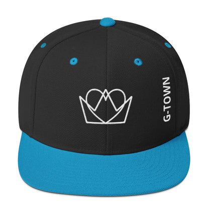 **Claddagh Emblem Snapback Hat – A Nod to G-town Heritage**