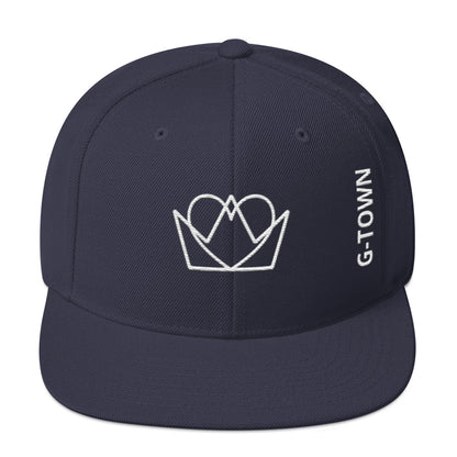 **Claddagh Emblem Snapback Hat – A Nod to G-town Heritage**