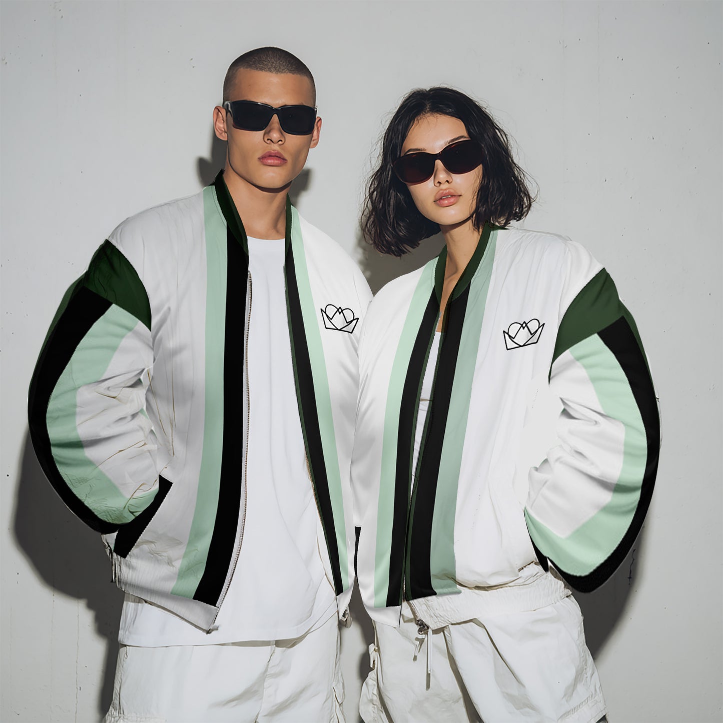 Unisex Emblem Bomber Jacket