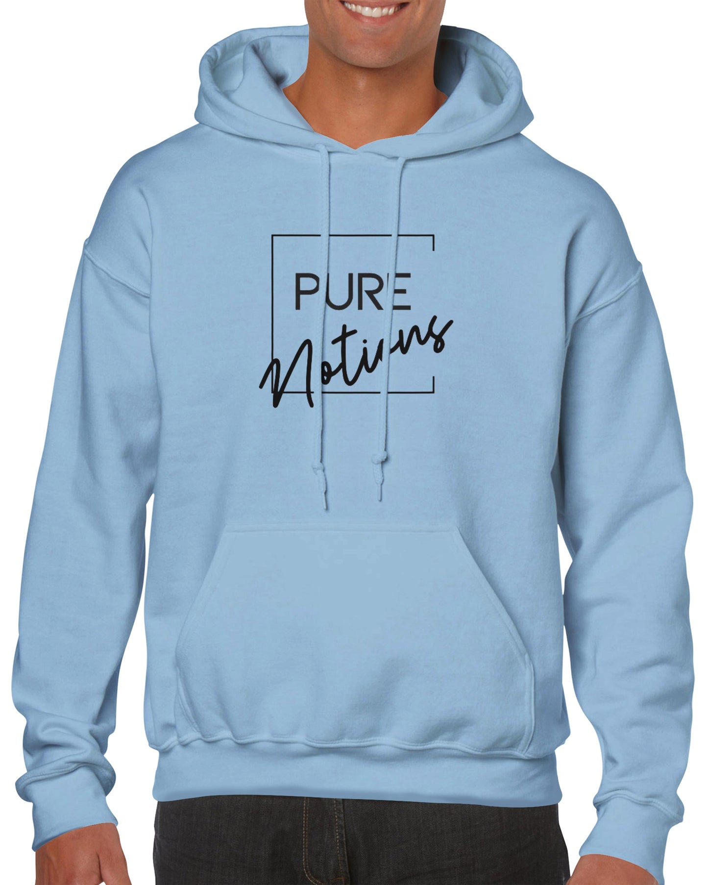 Classic Unisex **Notions Hoodie - Classic Irish Slang with a Modern Twist**  LIGHT BLUE