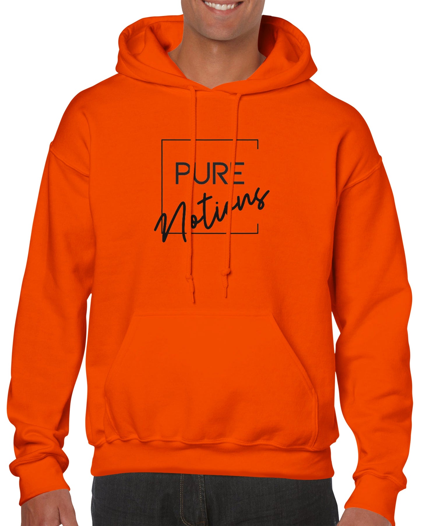 Classic Unisex **Notions Hoodie - Classic Irish Slang with a Modern Twist** ORANGE